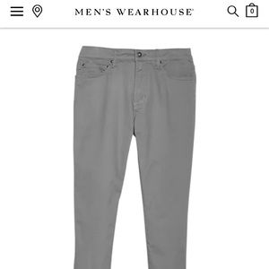 Joseph Abboud Slim Fit Gray Pants (32x30)